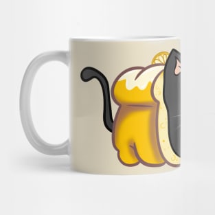 Lemon Cake Loaf Cat Mug